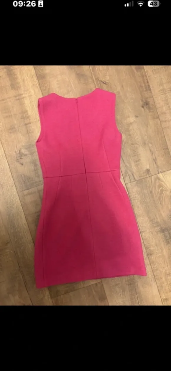 Pinkes Kleid Figurbetont Elegant Barbiecore Mini Kleid