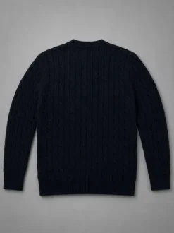 Polo Ralph Lauren Cable Knit Pullover schwarz Größe S Baumwolle Classic Fit
