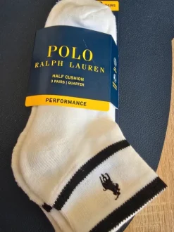 Polo Ralph Lauren 3er-Pack Sneaker-Socken weiß Gr.9-11 neu