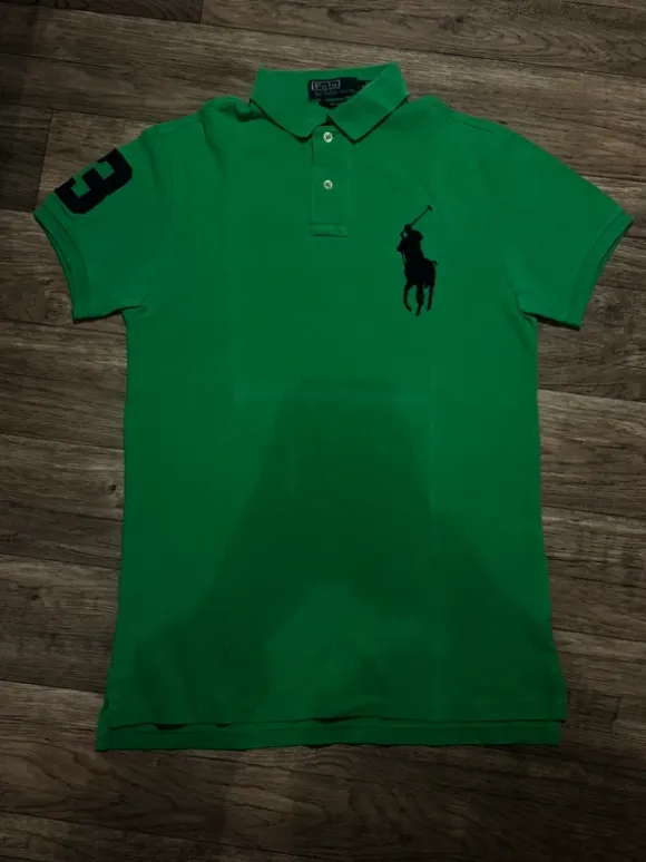 Polo Ralph Lauren Grünes Big Pony Polo Shirt – Top Zustand