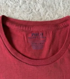 Polo Ralph Lauren T-Shirt • Custom Slim Fit • Vintage Rot