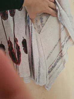Poncho im Ethnostil