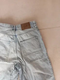 Pull & Bear Jeansshorts Jeans Shorts Baggy hellblau Gr 36
