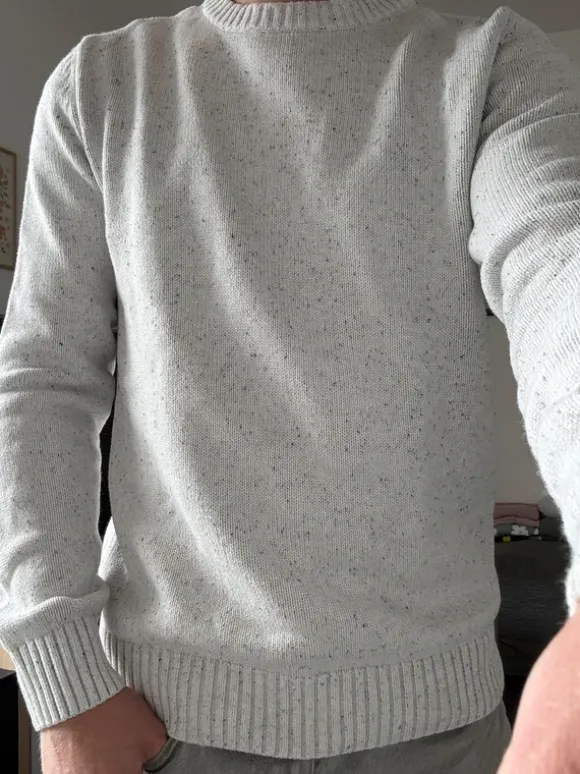 Pull en maille Jules gris