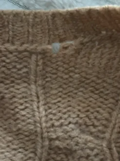 Pull Torsadé Polo Ralph Lauren - Beige/Camel - Taille XL - Bon état - Mixtes