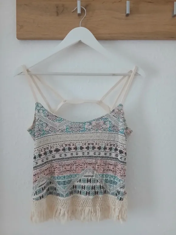 Pull&Bear, Sommer Oberteil, Boho-Stil