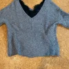Pullover mit spitze