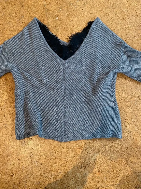 Pullover mit spitze