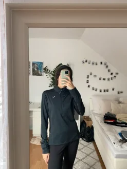 Puma Running Sportjacke Longsleeve schwarz grau Gr. M
