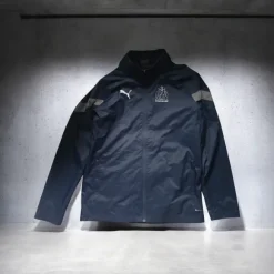 Puma Trainingsjacke | Olympique Marseille | Dunkelblau | Vintage 90s Retro Trackjacket