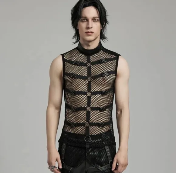 Punk Rave Mesh Tank Top