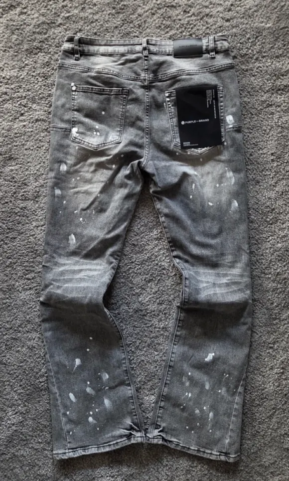 Purple Flared Jeans