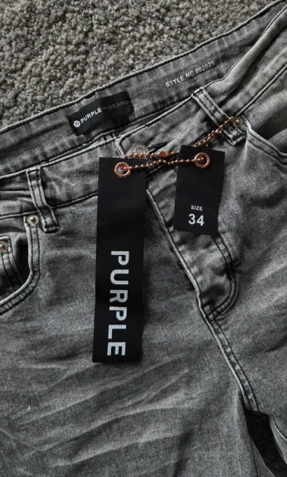 Purple Flared Jeans