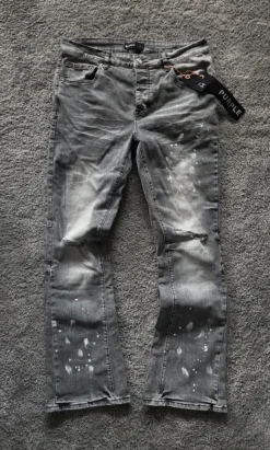 Purple Flared Jeans
