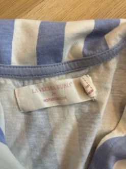 Pyjama blau weiß