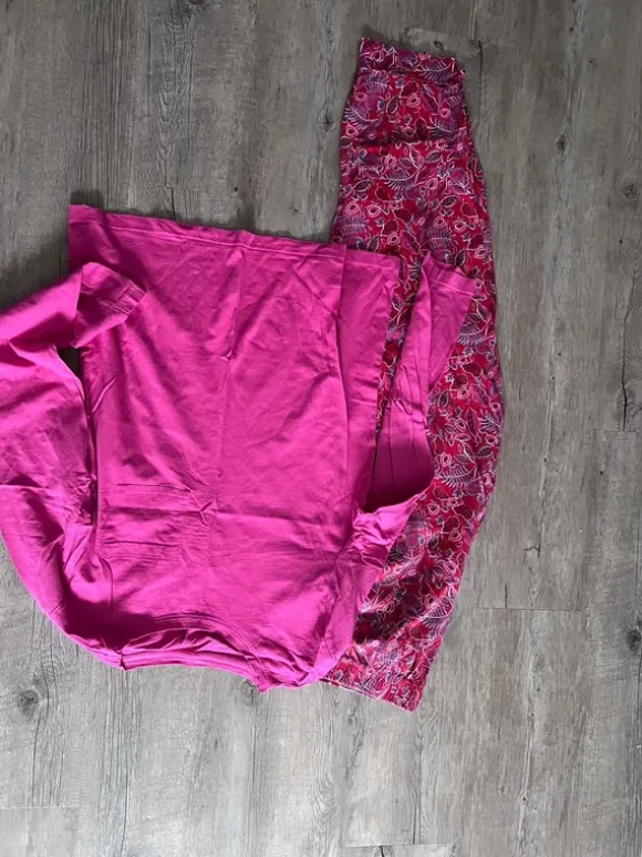 Pyjama Set Pink 🌸 in Größe M