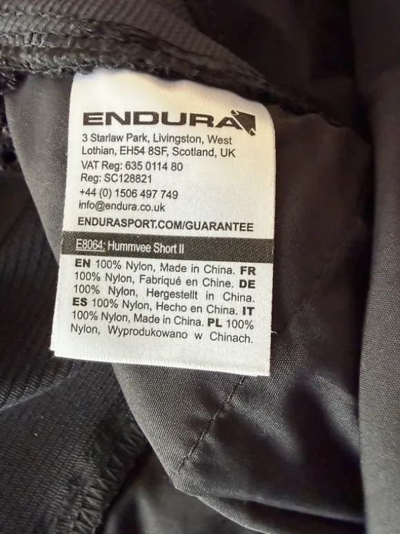Radhose von Endura in Größe XXL