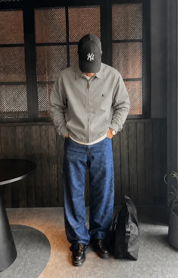 Ralph Lauren Jacke Harrington vintage Sweatjacke Bomberjacke Größe M