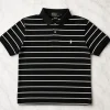 Ralph Lauren Polo Slim Fit Gestreept – Zwart/Wit – Maat L