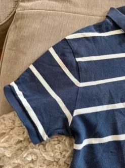 Ralph Lauren Poloshirt M Blau Weiß Gelb