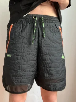 Rare! Adidas by Kolor Shorts schwarz mit Neon-Details – Techwear / Archive Sportswear