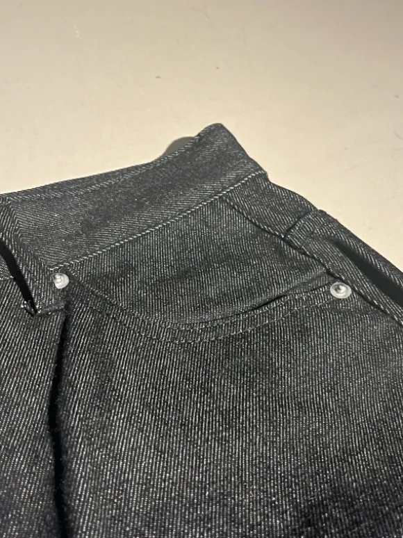 Real Baggy/Bootcut Black Selvedge Jeans
