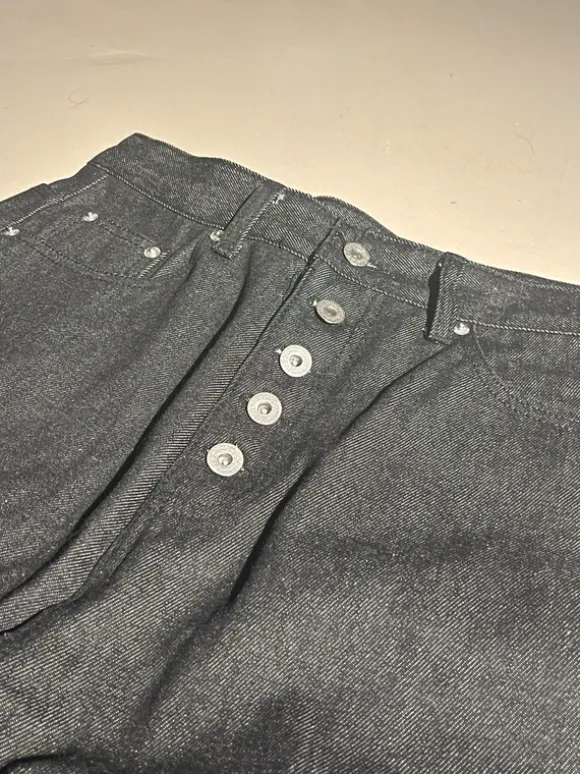 Real Baggy/Bootcut Black Selvedge Jeans