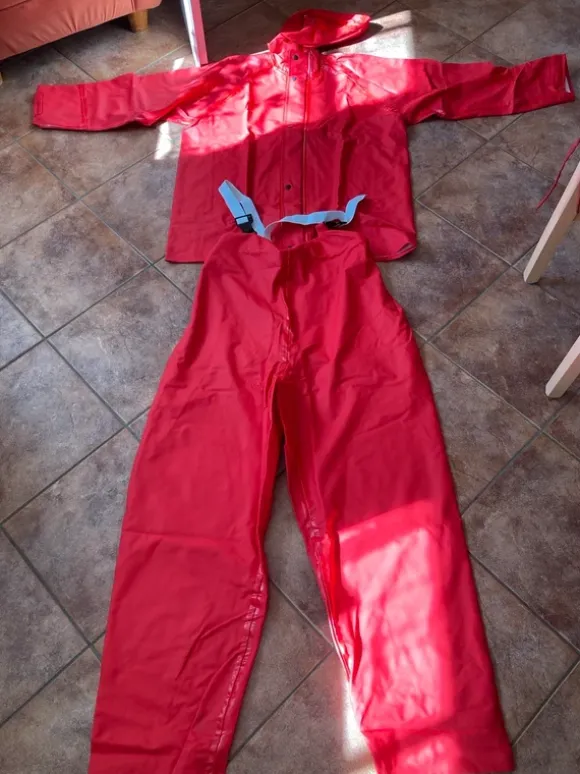Regenbekleidung Hose + Kaputzenjacke
