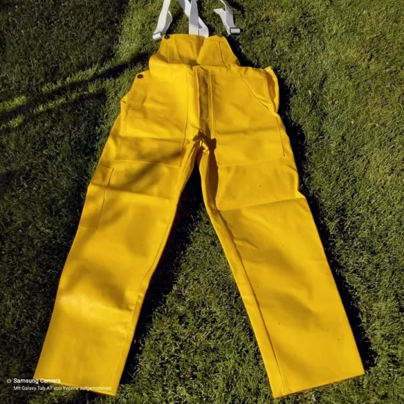 Regenlatzhose gelb neu