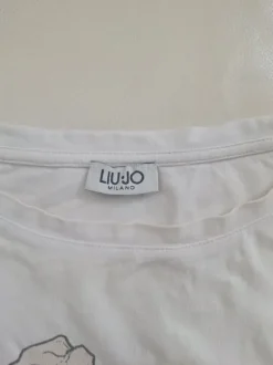 Ärmelloses Shirt weiß Liu Jo 36/S Glitzersteine