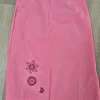 Rock Midi- Rock Gr 40 rosa mit Stickerei A Lienie