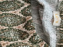 Rock mit Boho Muster, elastischer Bund, Gr. 40