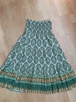 Rock mit Boho Muster, elastischer Bund, Gr. 40