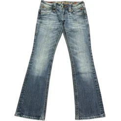 Rock Revival flared/bootcut low waist wome deisgner jeans(w28)
