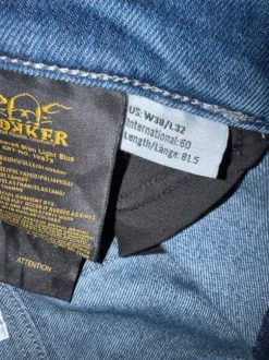 Rokker Tapered Slim Light Blue W38/L32 Motorradhose