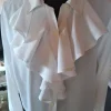 Romantische Rüschenbluse Vintage Look | Gr. L (40/42)