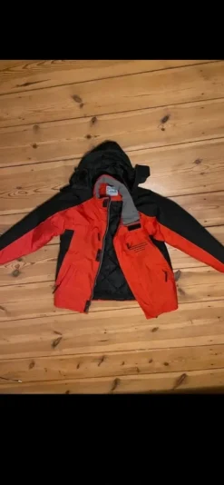 Rote seltene Y2k Übergangs/Regenjacke Windbreaker Retro Vintage Style
