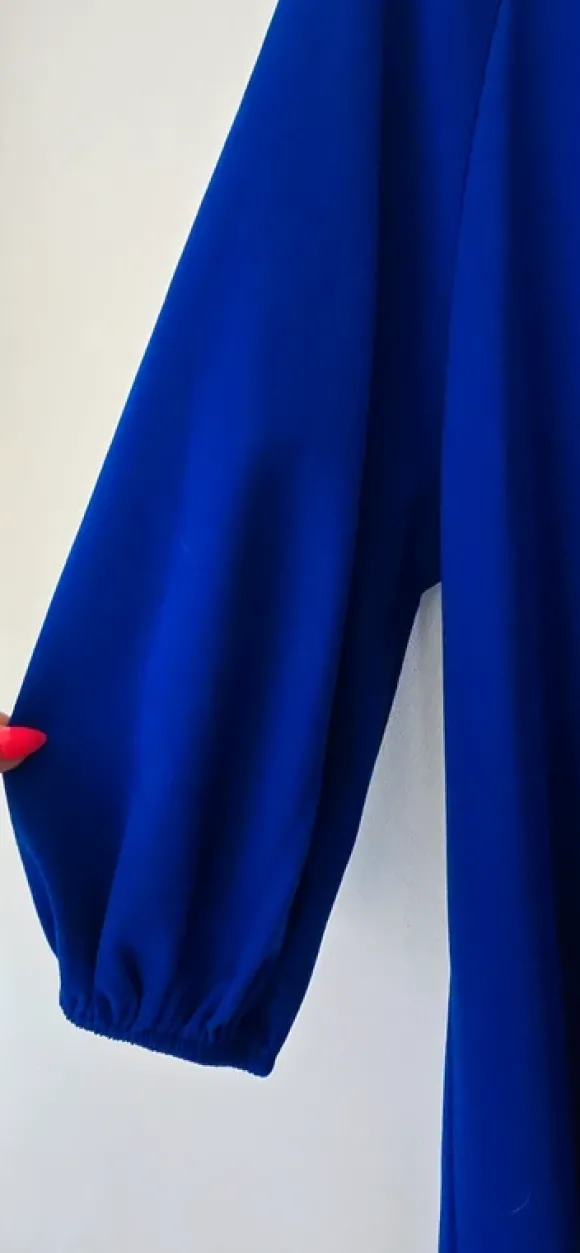 Royal Blau Kleid Gr.46 A form