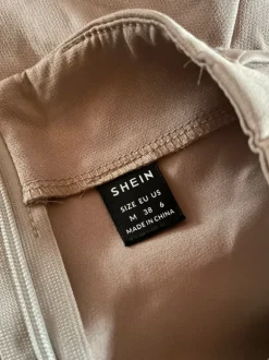 Schicker Hosenrock Skort in Beige Rosé Gr. M 38