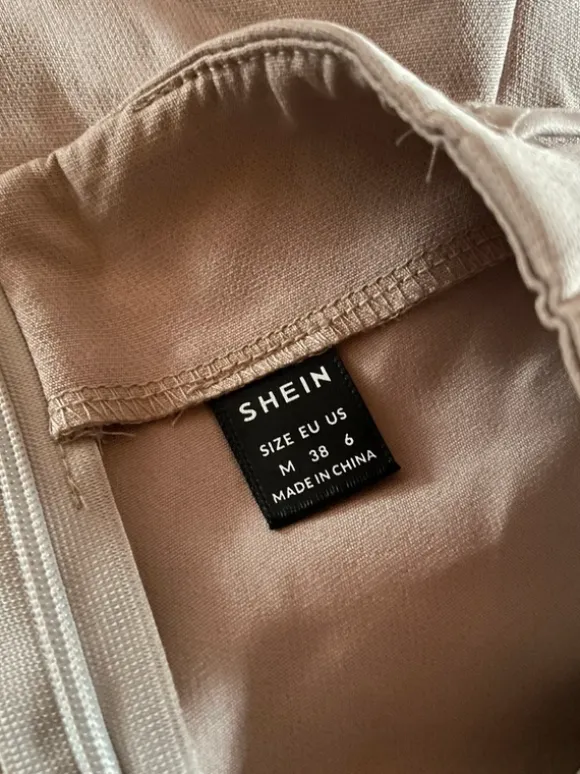 Schicker Hosenrock Skort in Beige Rosé Gr. M 38