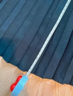 Schicker Plisseerock H&M dunkelblau L