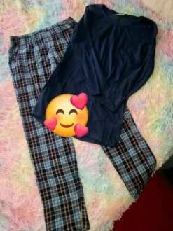 Schlafanzug Pyjama Gr. 36/38