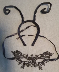 Schmetterlingskostüm, Umhang mit Maske und Haarreif!