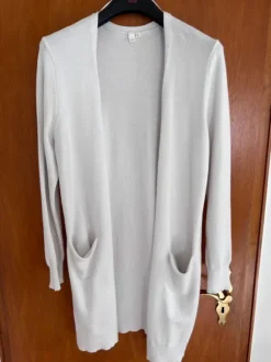 Schöne Strickjacke von S. Oliver/ Creme/ helles Beige, Größe XL