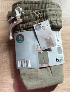 Schönes Leinen / Viskose Hemd & Bermuda Shorts / M / Neu