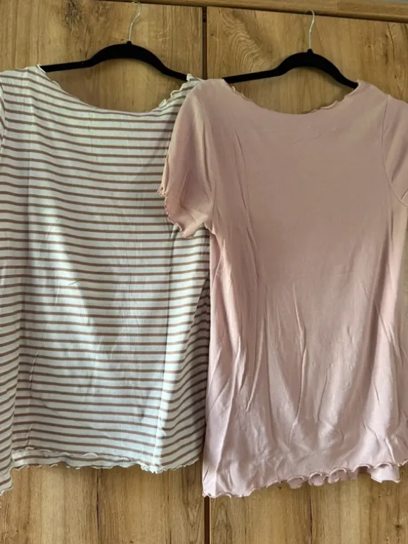 Schwangerschafts T-Shirts gerippt Gr.L H&M