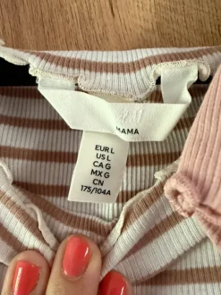 Schwangerschafts T-Shirts gerippt Gr.L H&M