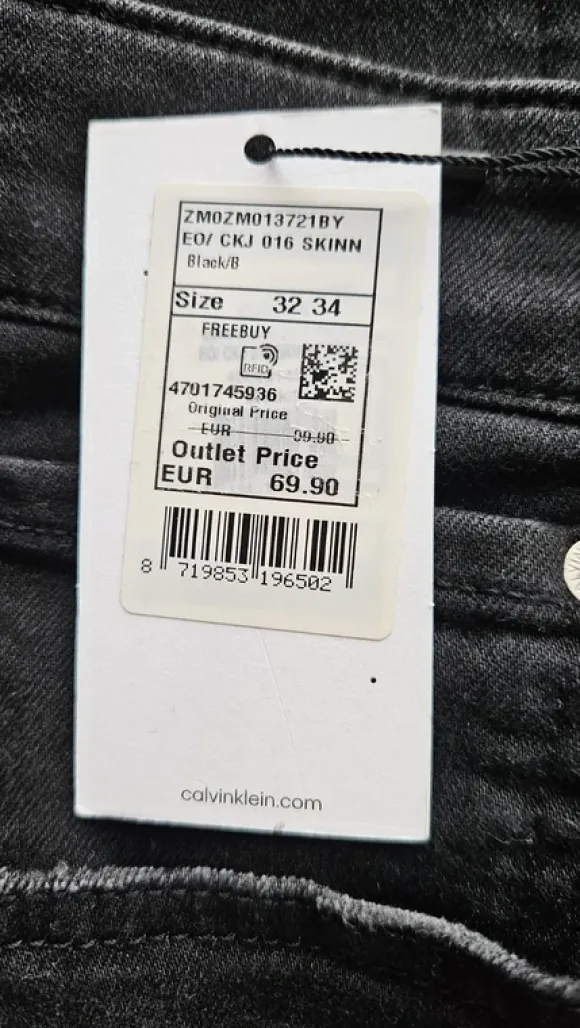 Schwarze Calvin Klein Jeans