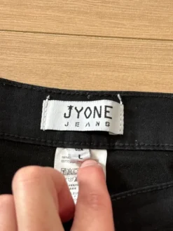 Schwarze Hose von Jyone Jeans in Größe L