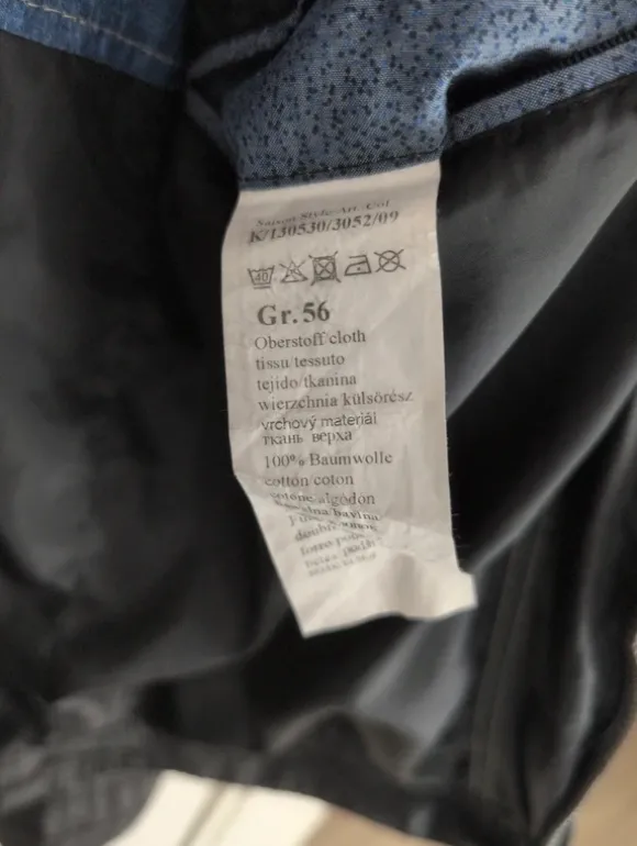 Schwarze Jacke Calamar Gr. 56